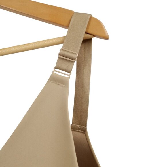 Cacique Beige Full Coverage Lined Underwire Bra Size 46D Stretch Adjustable New - Picture 11 of 11